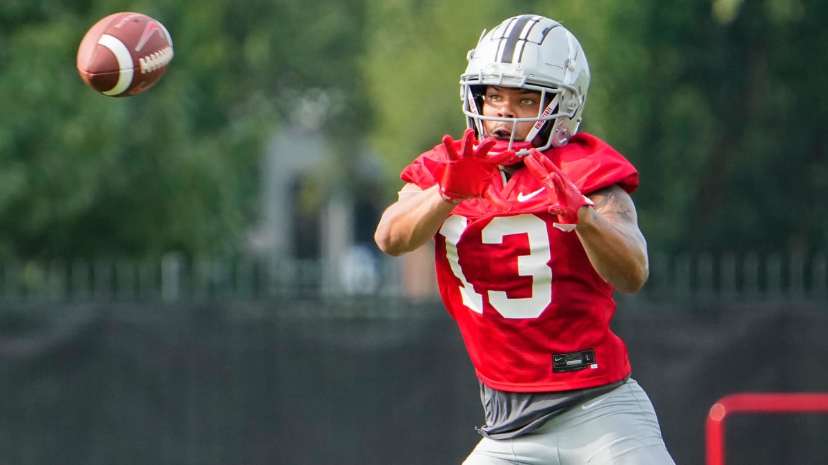 Ohio State Freshman Wide Receiver Kaleb Brown Becomes First Summer Enrollee  to Lose Black Stripe in 2022