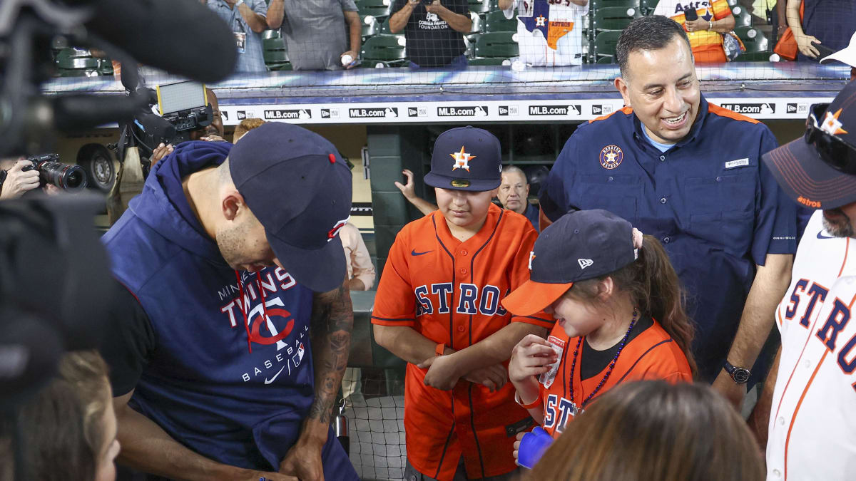 Carlos Correa Makes Sure His Wife and Son Get in On the Houston Return Fun,  Gives a Courageous Uvalde Survivor Her Own Moment - PaperCity Magazine