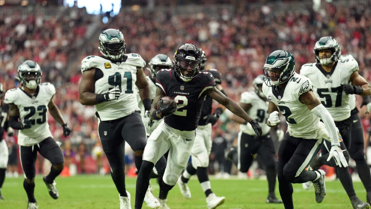 Crucial catch hats were everywhere before the first half of an NFL football  game against Arizona Cardinals and the Philadelphia Eagles, Sunday, Oct. 9,  2022, in Glendale, Ariz. (AP Photo/Darryl Webb Stock