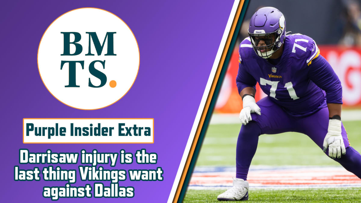 Darrisaw injury is the last thing Vikings want against Dallas - Sports  Illustrated Minnesota Sports, News, Analysis, and More