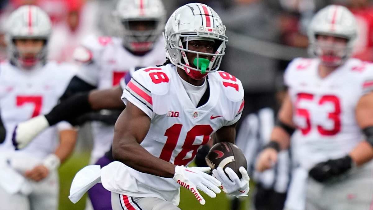 LeBron James dubs Ohio State's Marvin Harrison Jr. 'best WR in the