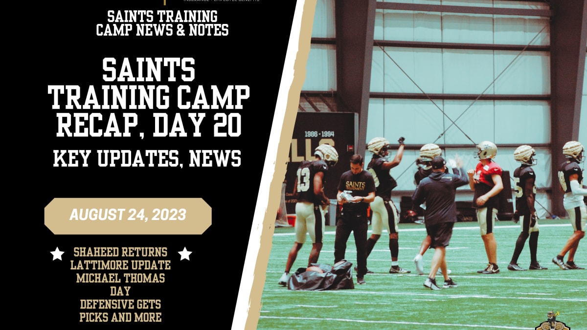 Key observations from New Orleans Saints Training Camp: Day 20