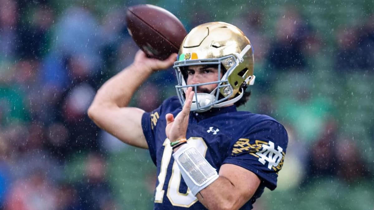 Hartman throws 3 TD passes as No. 9 Notre Dame preps for showdown