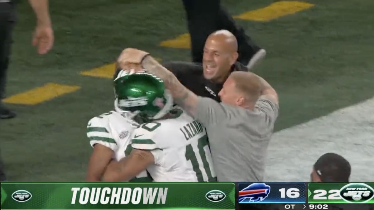 Buffalo Bills 16-22 New York Jets: Xavier Gipson wins it in overtime with  punt return touchdown after Aaron Rodgers injury