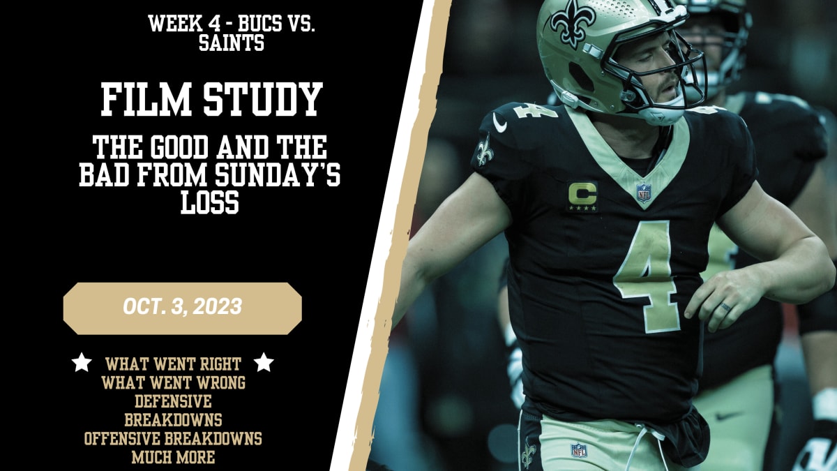 Saints Film Study: The Good and Bad From the Loss to the Bucs - Sports  Illustrated New Orleans Saints News, Analysis and More