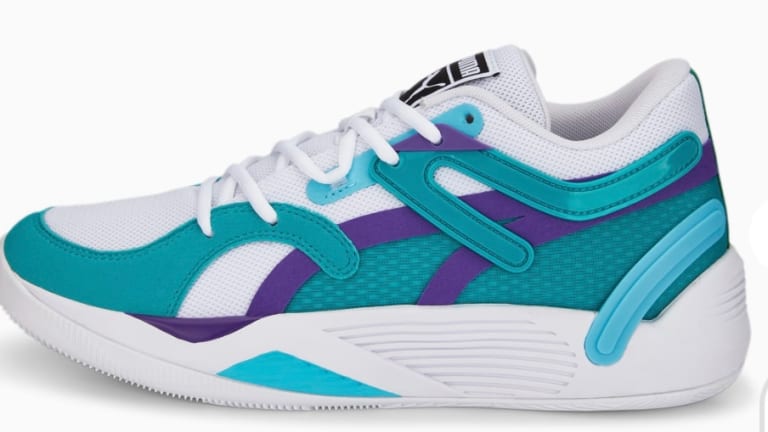 Teal sale puma sneakers