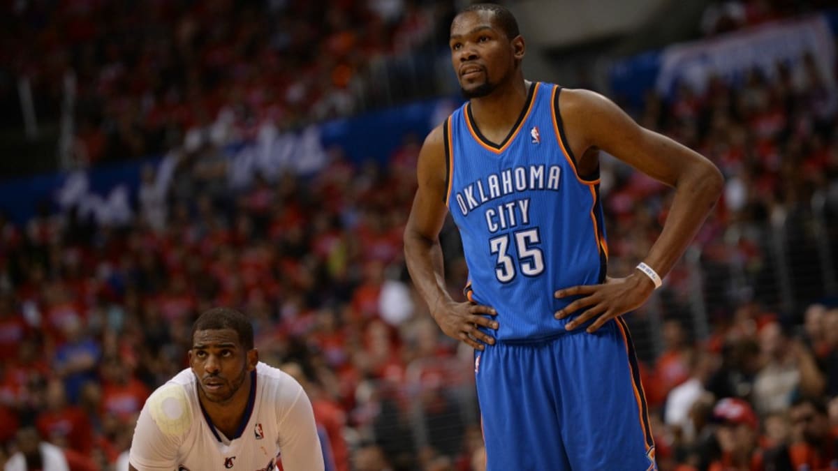 Thunder's Kevin Durant is owning up to his adjustable height