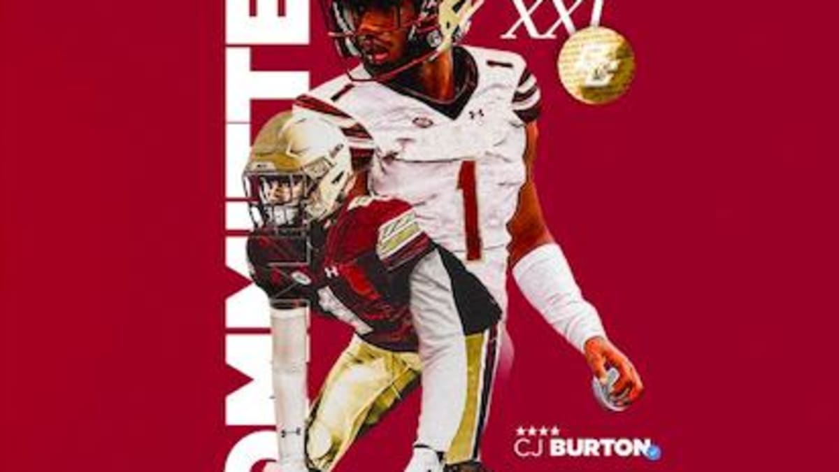 Boston College Lands Commitment From 4 CB CJ Burton Jr. Sports