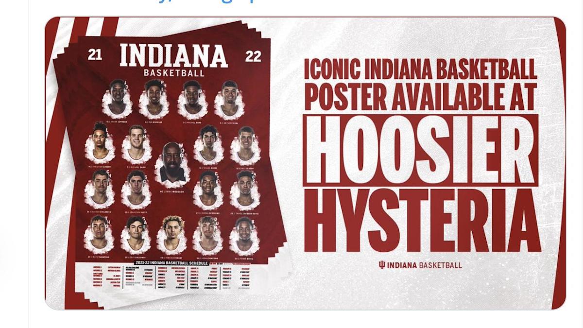 Indiana hoosier basketball deals schedule