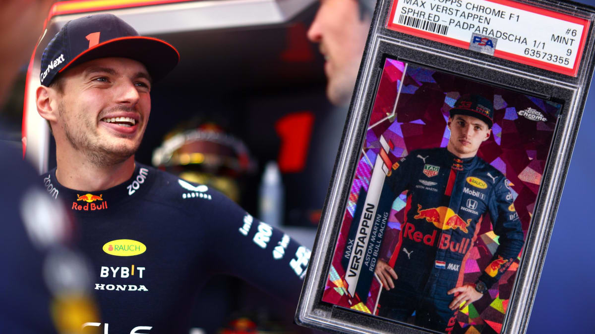 Max Verstappen's 2020 Topps Chrome Formula 1 Sports Card 