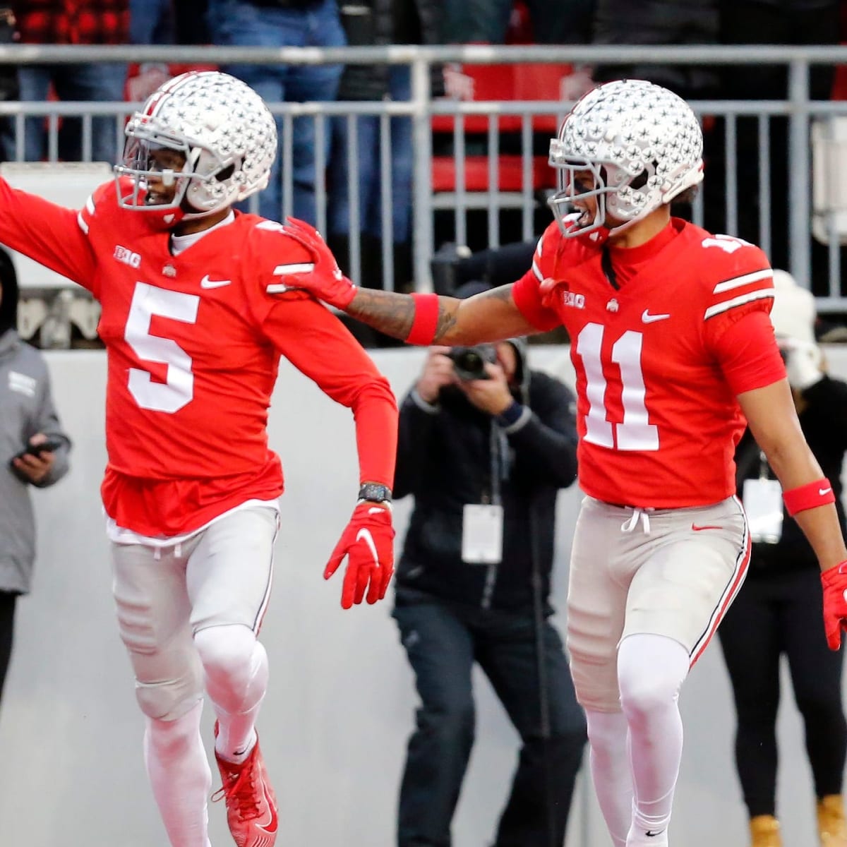 Jaxon Smith-Njigba, Garrett Wilson, Chris Olave Ohio State