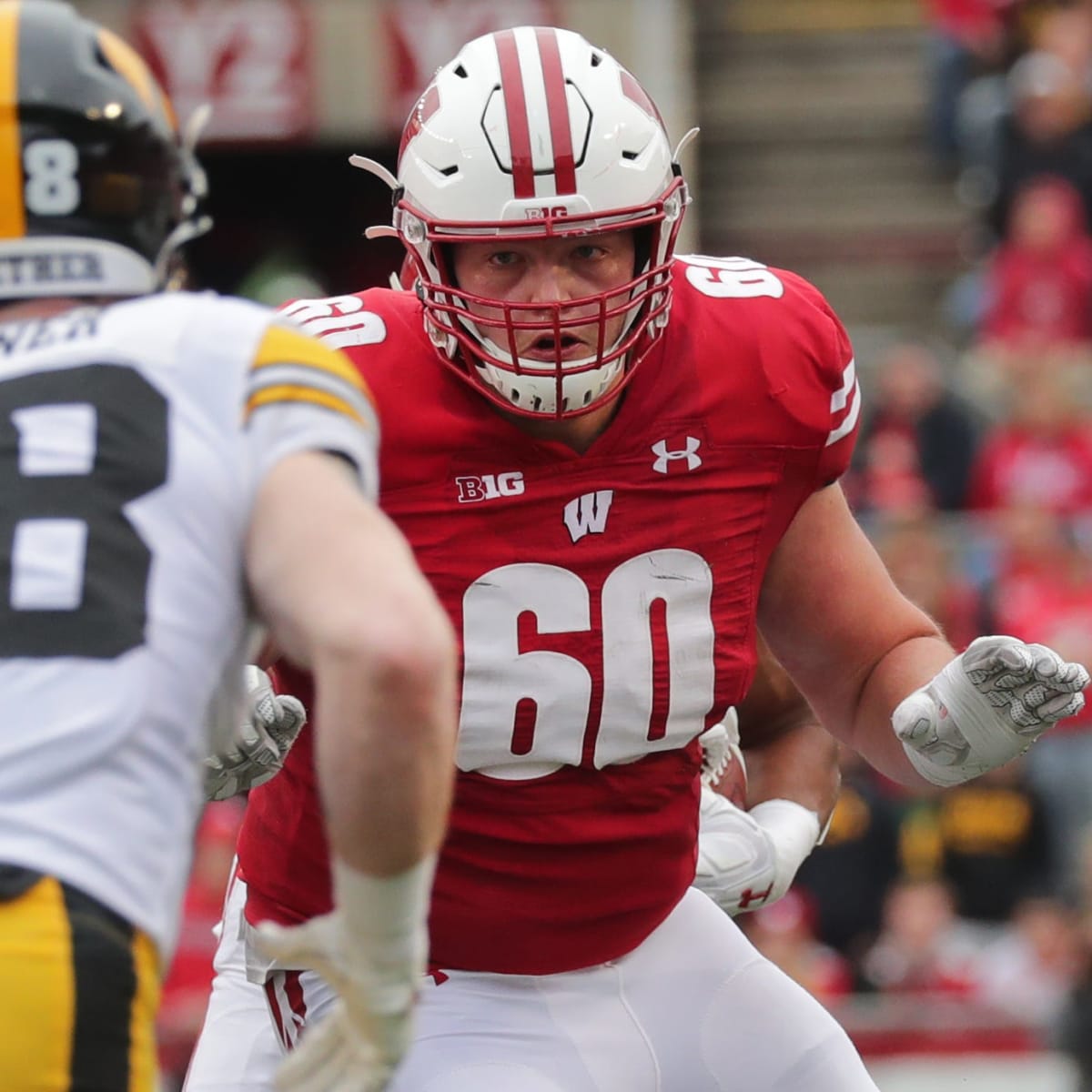 Wisconsin OL Logan Bruss becomes first Los Angeles Rams selection in 2022  NFL draft