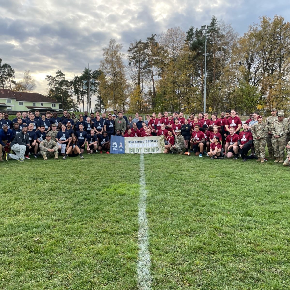 Military Families in Tampa Bay Honored During Annual NFL Salute to Service  Game By the NFL, Tampa Bay Buccaneers, Schwarzkopf Family and the USO • USO  Southeast