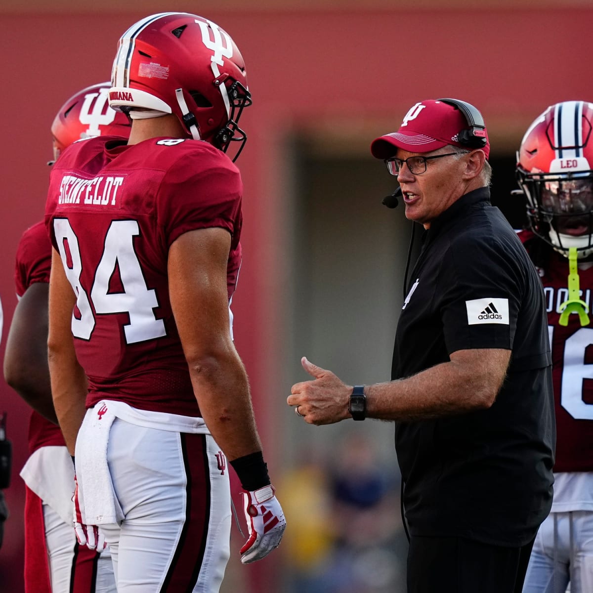 Indiana football: Tom Allen praises his defensive line, receivers