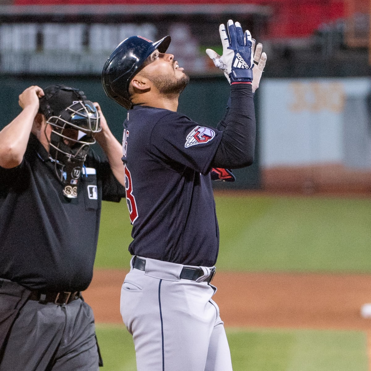 Guardians prospect Gabriel Arias is giving his first-hit ball to his