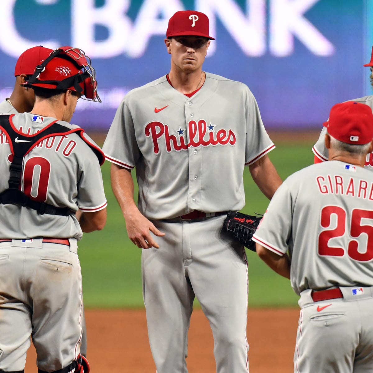 How outfielder Matt Vierling wound up starting at first base for the  Phillies