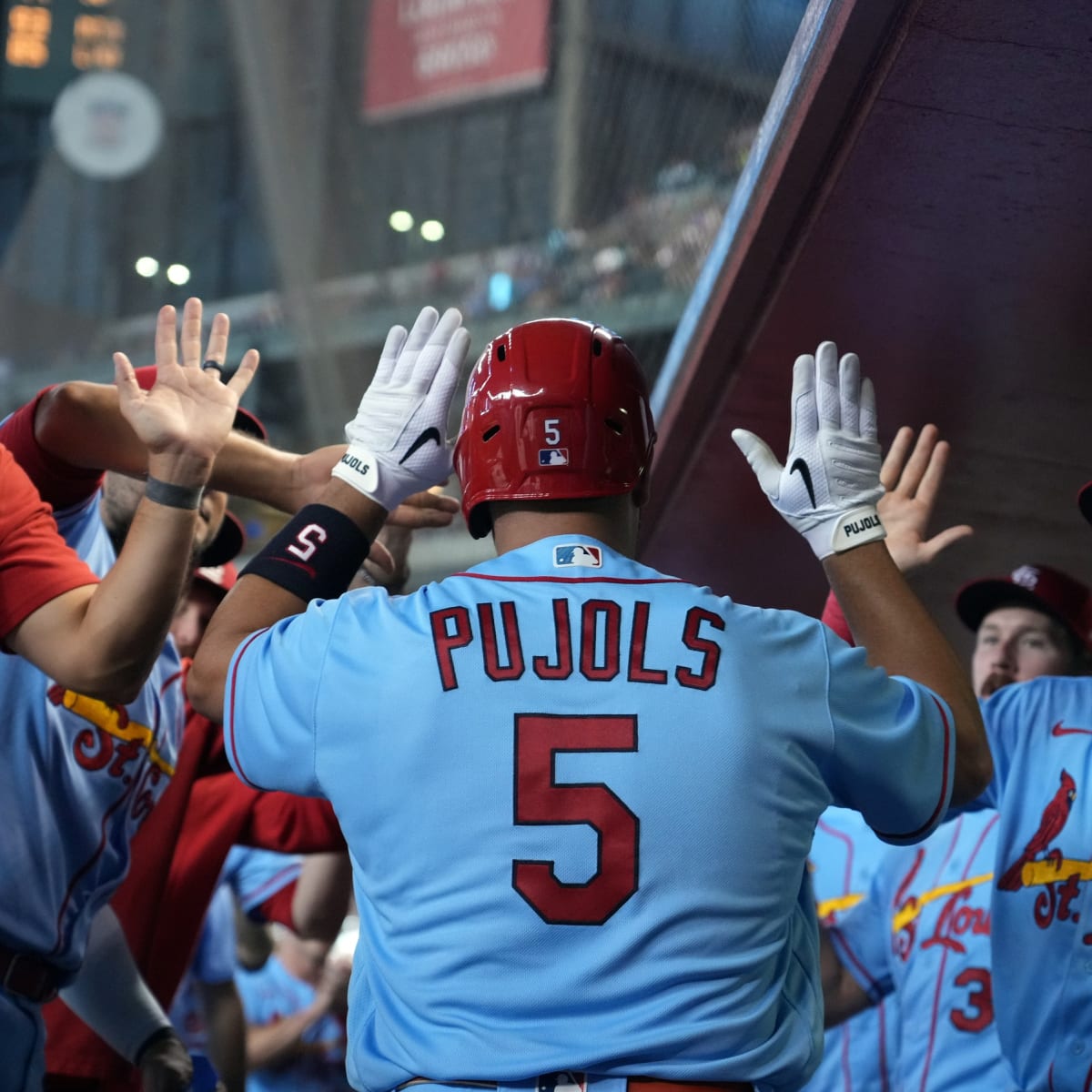 MLB Jersey Numbers on X: 1B Albert Pujols (@PujolsFive) will wear