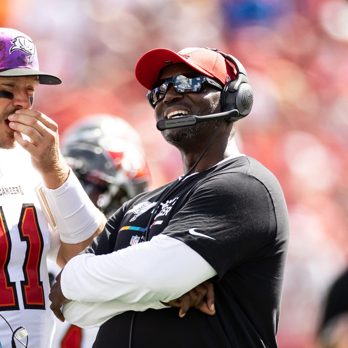 Tampa Bay Buccaneers head coach Todd Bowles shares positives in