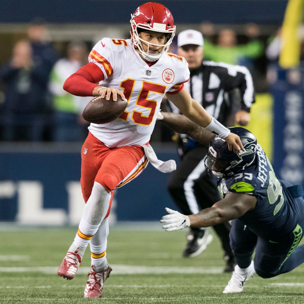 Chiefs' Patrick Mahomes on showing from defense vs. Seahawks