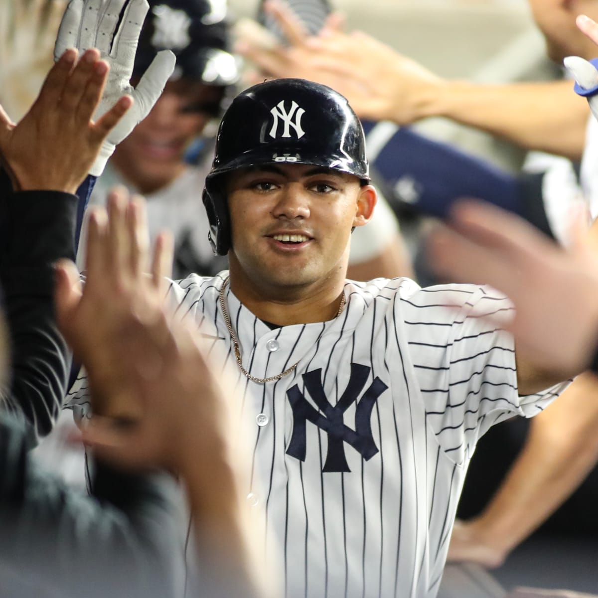 New York Yankees fans react to Jasson Dominguez launching home run