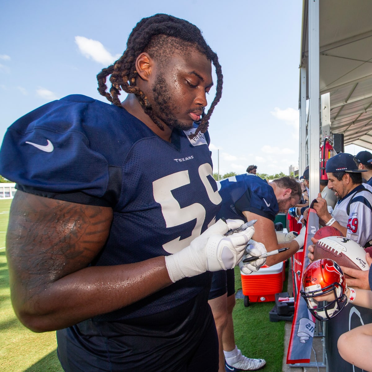 Texans excited to be back at OTA's