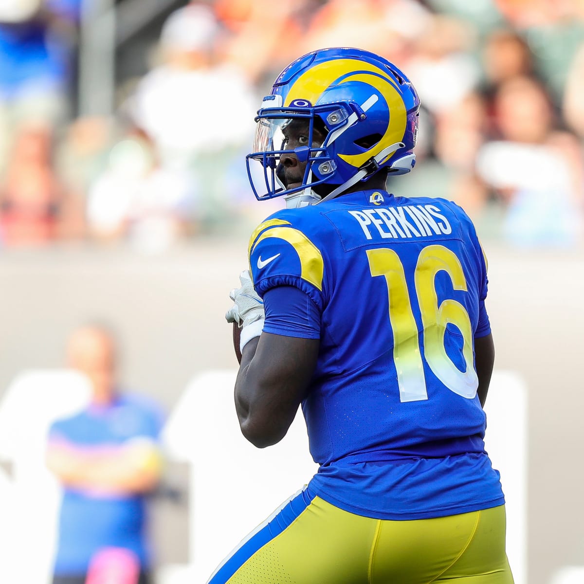 Rams 10 takeaways: QB Bryce Perkins, UDFA Lance McCutcheon impress in  preseason opener - The Athletic