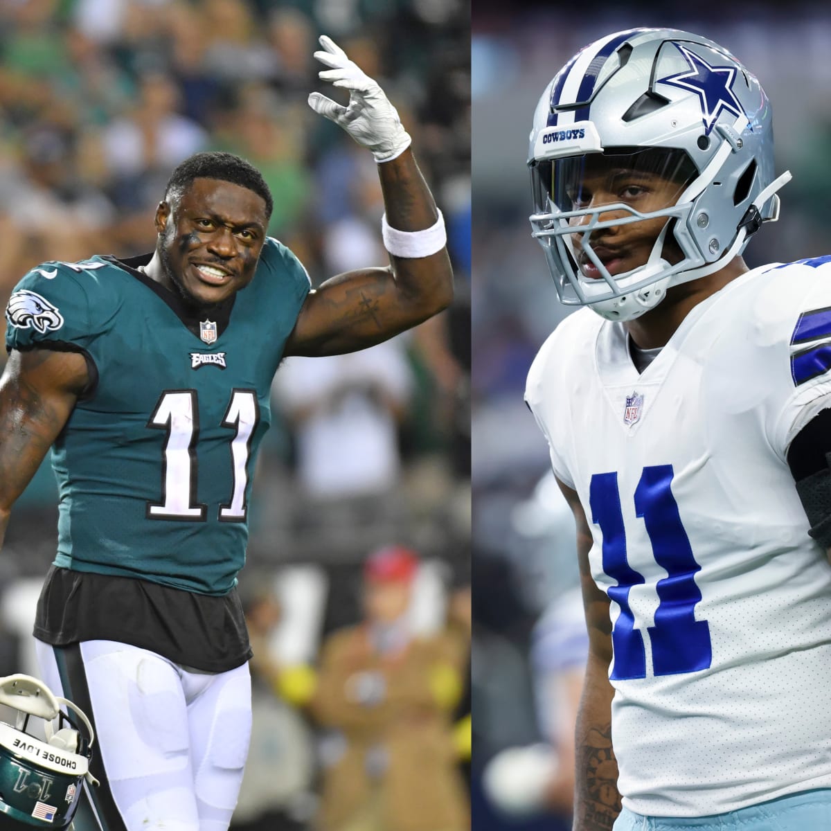 Philadelphia Eagles' AJ Brown Recruiting Dallas Cowboys' Micah