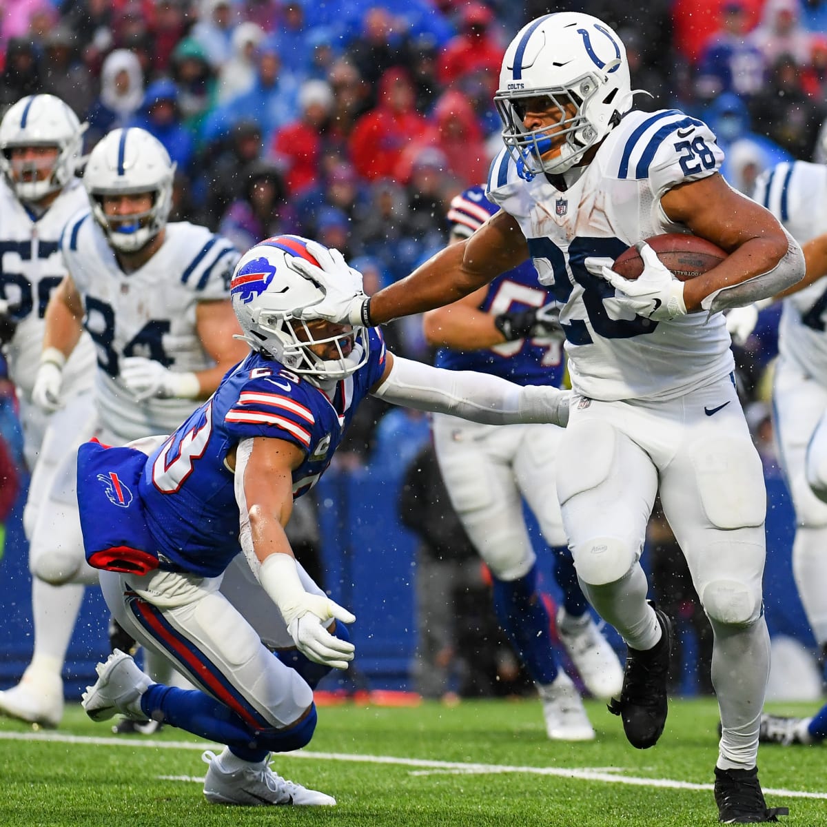 Colts' Jonathan Taylor runs all over Bills: 5 crazy stats from his 5-TD  romp in Buffalo