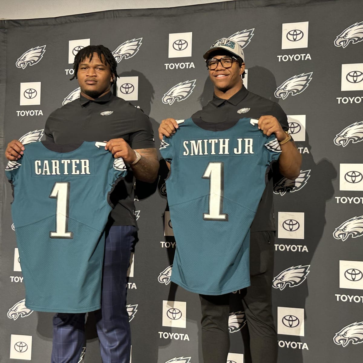 Eagles select Georgia defensive linemen Jalen Carter, Nolan Smith