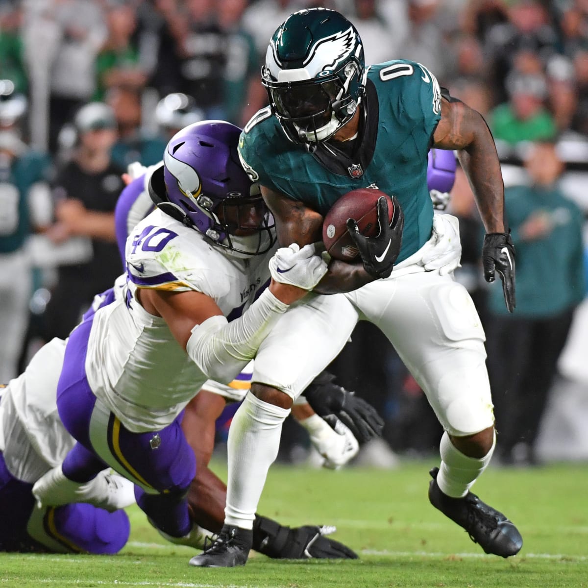 Philadelphia's 34-28 win over Minnesota sets record as most