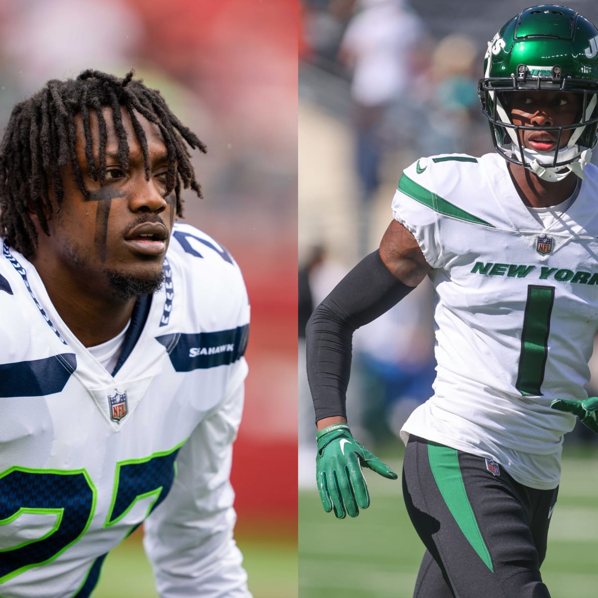 Seattle Seahawks Tariq Woolen vs. New York Jets Sauce Gardner: Star Rookies  to 'Go at It'? - Sports Illustrated Seattle Seahawks News, Analysis and More
