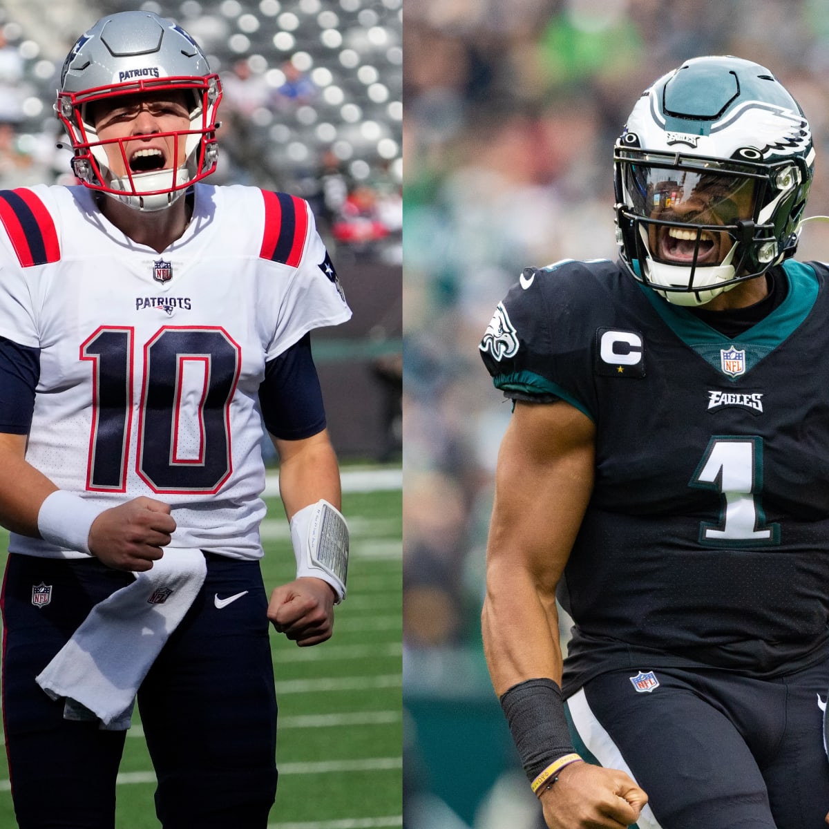 Eagles visit Patriots as QBs and former college teammates Jalen Hurts and  Mac Jones square off - The San Diego Union-Tribune