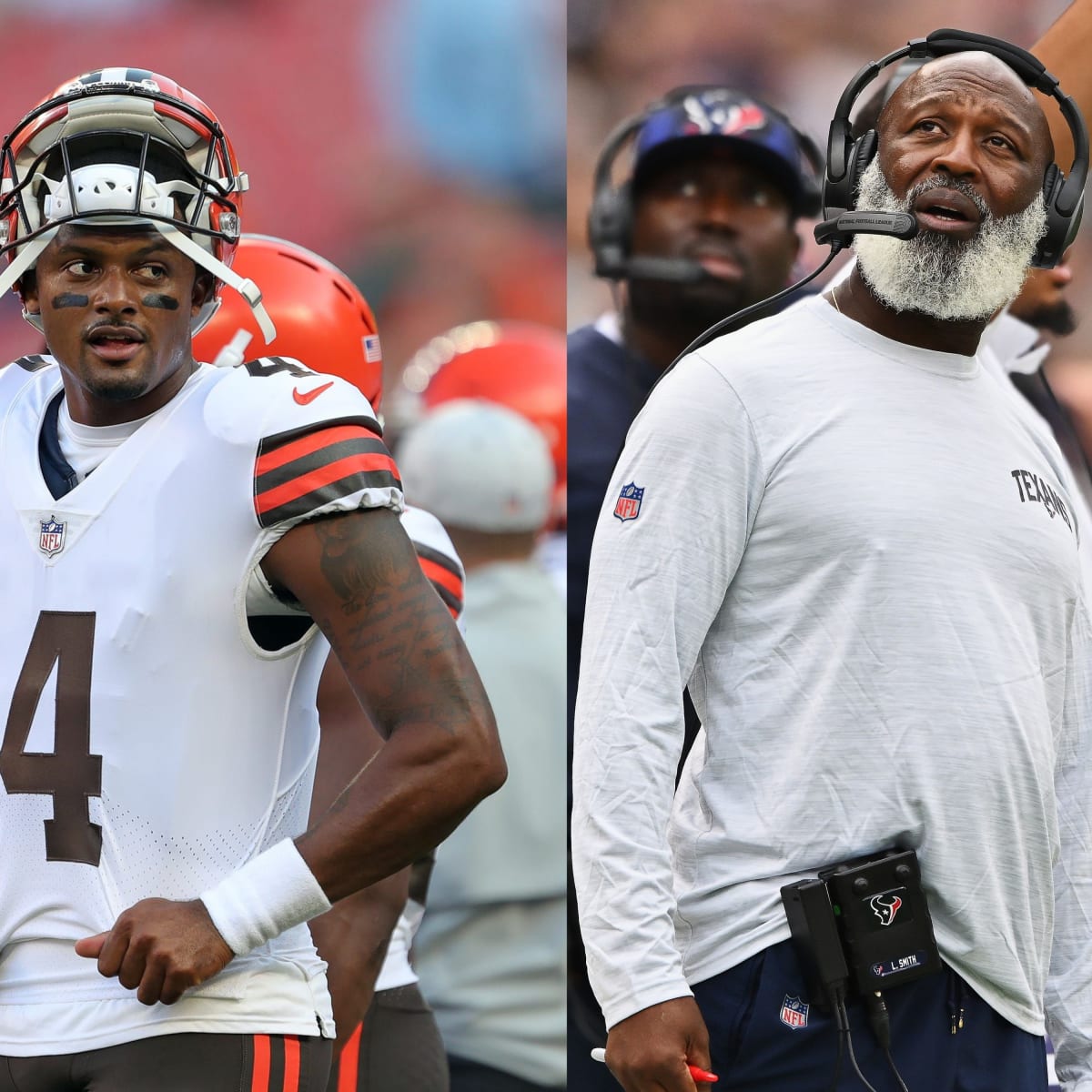 Lovie Smith on Texans facing Browns quarterback Deshaun Watson on Sunday:  'Probably final piece to that story'