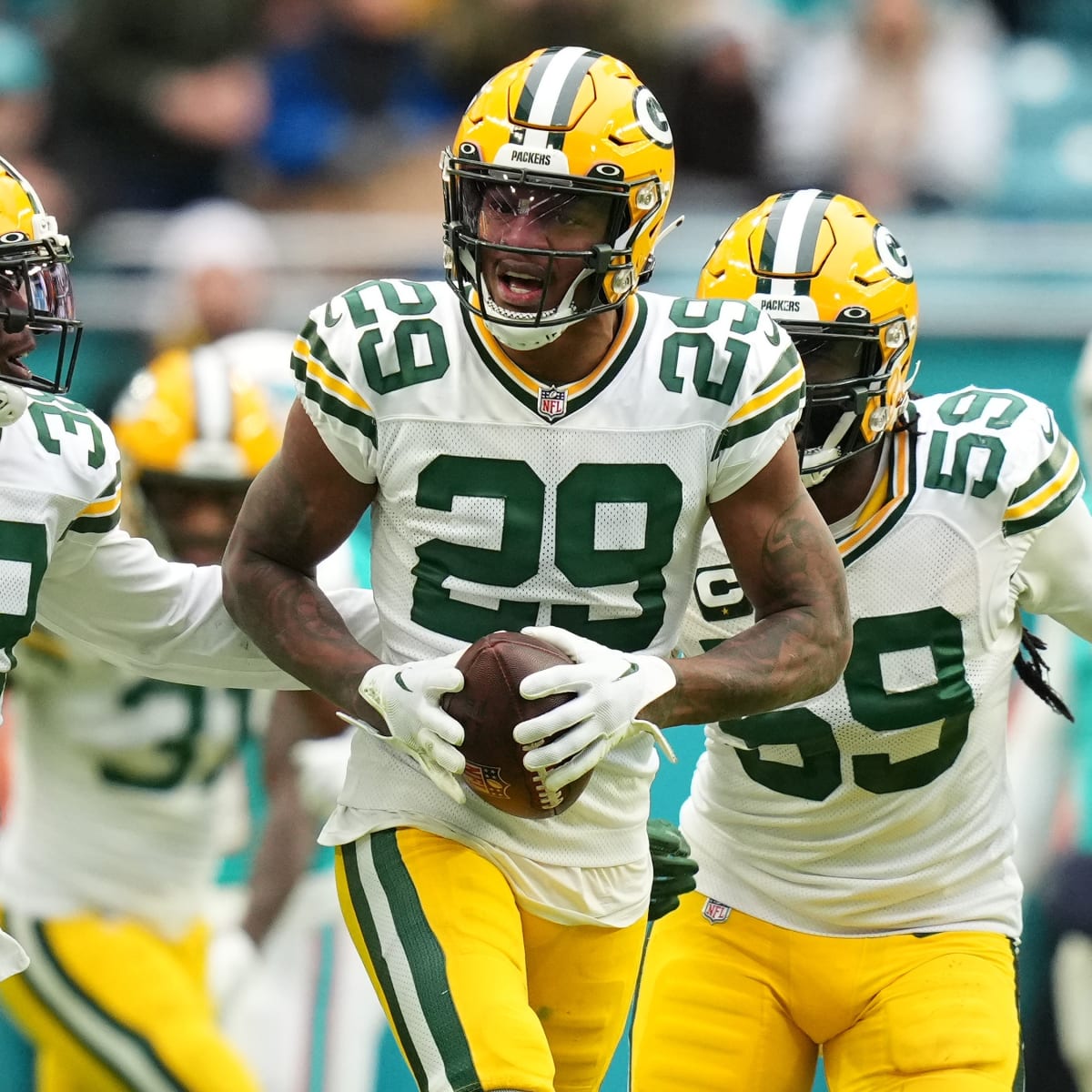 Watch: Packers CB Rasul Douglas' Clinching Interception of Tua Tagovailoa -  Sports Illustrated Green Bay Packers News, Analysis and More