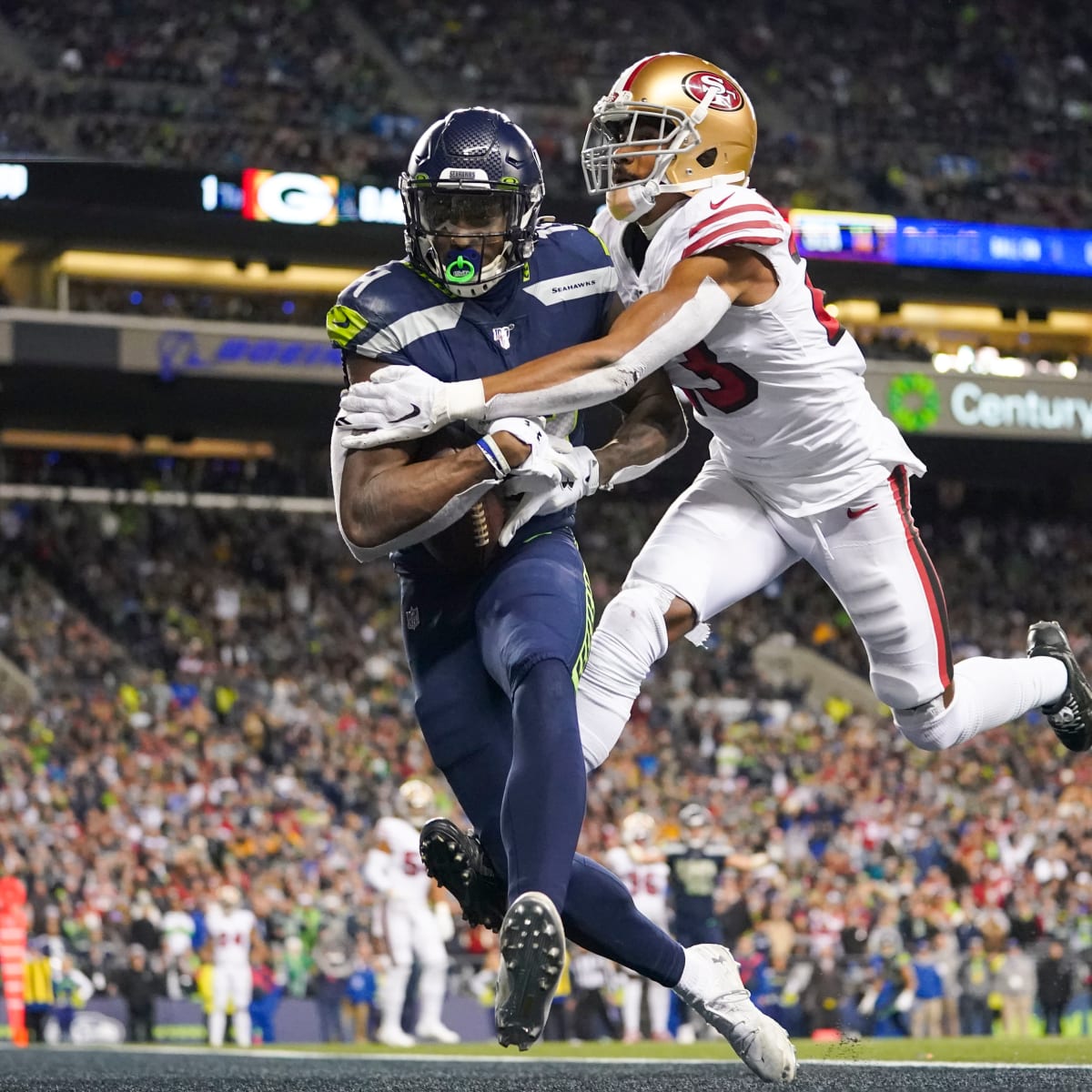 Seahawks receivers DK Metcalf, Tyler Lockett fight through injuries to play  in win over 49ers