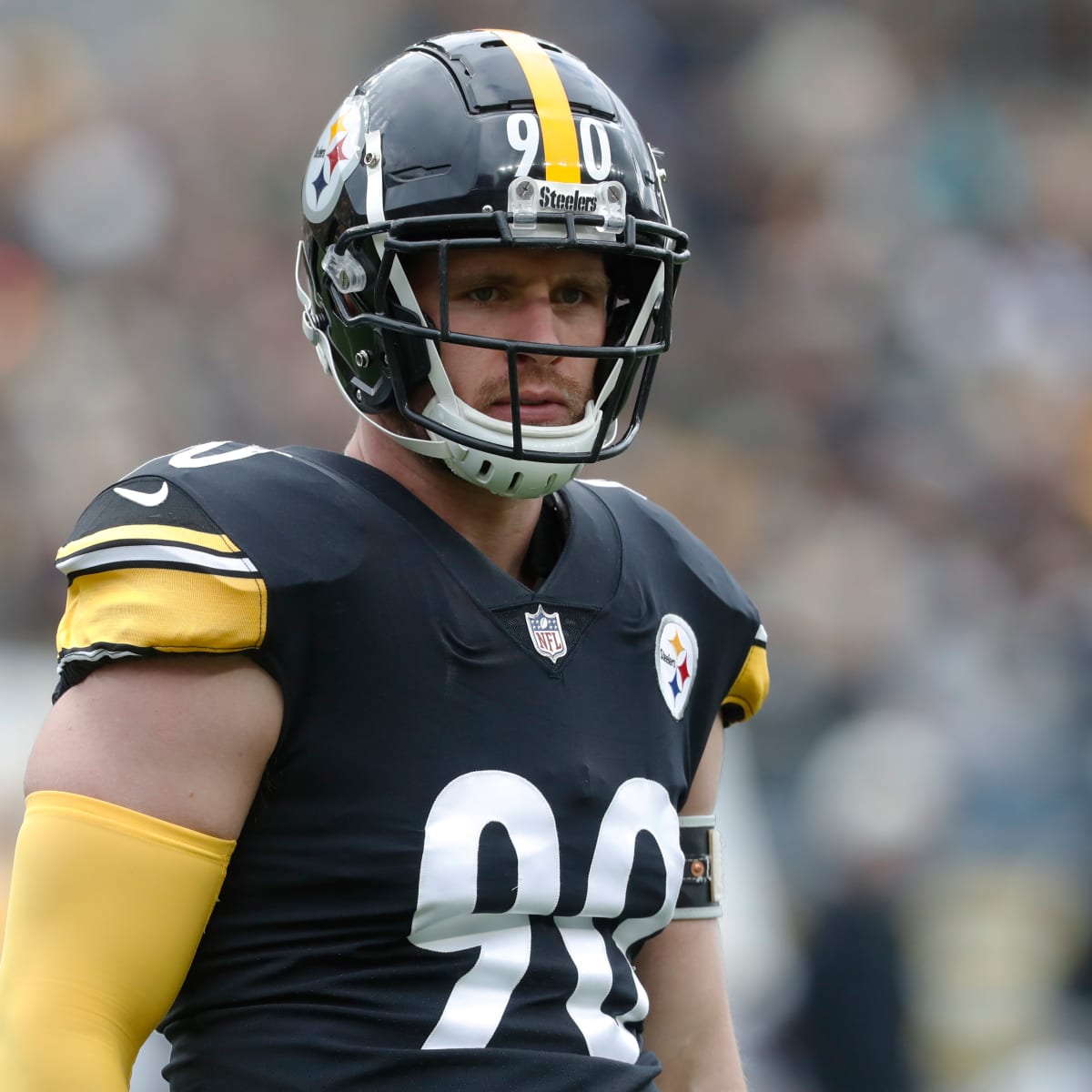 T.J. Watt Wears Military-Inspired Air Jordans before Steelers Game