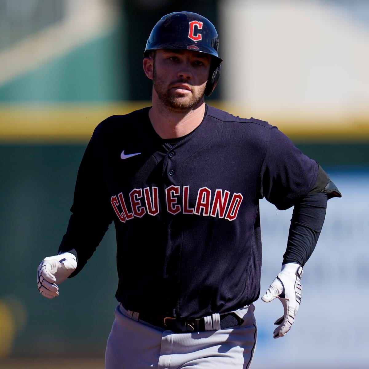 Who are the Cleveland Indians' options at first base in 2021 as