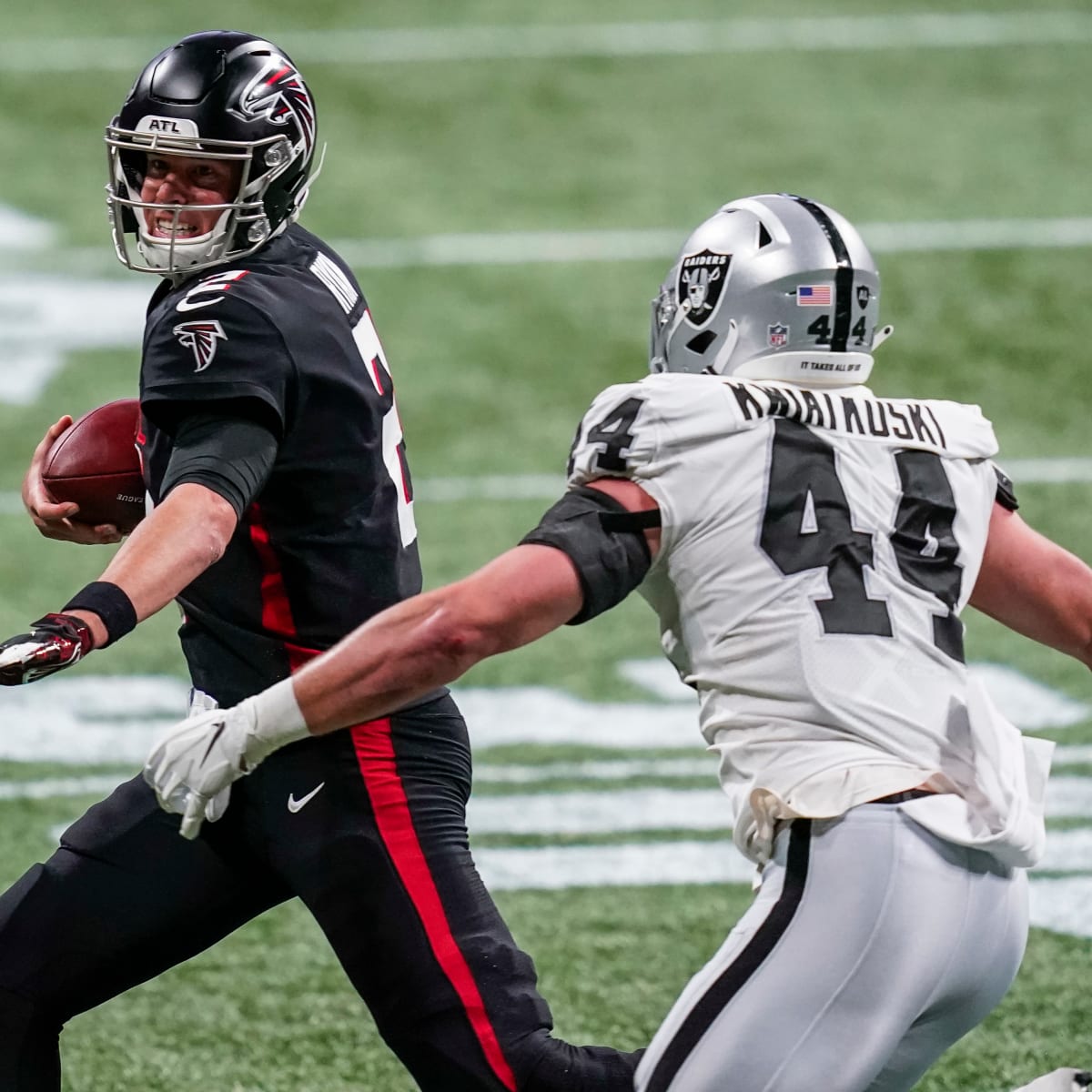 Atlanta Falcons Sign Ex-Las Vegas Raiders LB to Deal: New Depth Chart  Update - Sports Illustrated Atlanta Falcons News, Analysis and More