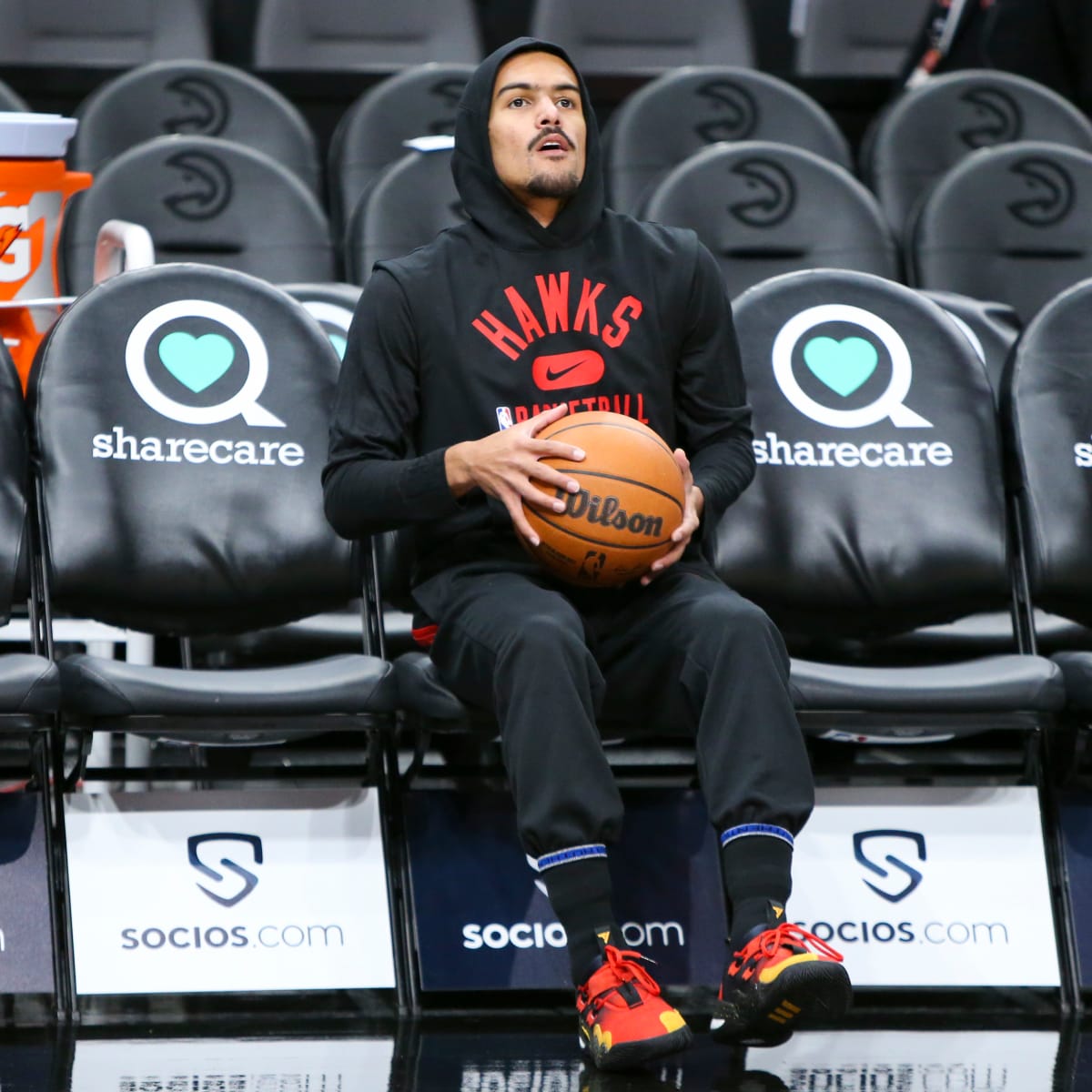 Trae Young Debuts Colorway New Adidas Shoe - Sports Illustrated Atlanta  Hawks News, Analysis and More