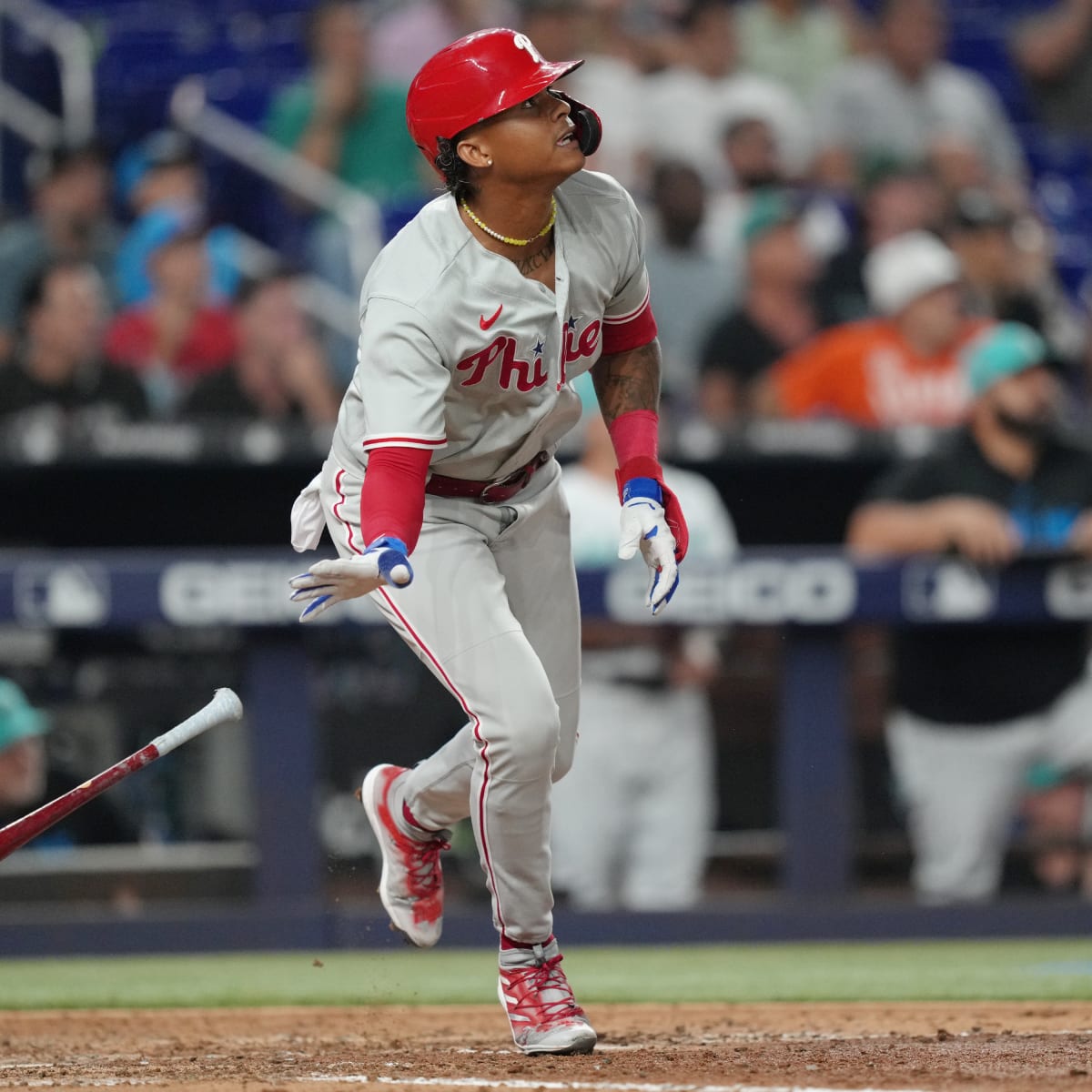 Cristian Pache looks to claim the CF spot for years to come