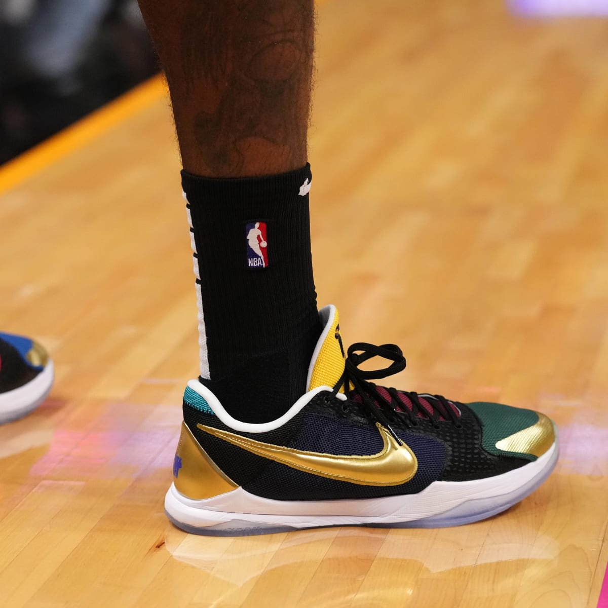 Why is Paul George wearing Kobes instead of his signature shoe