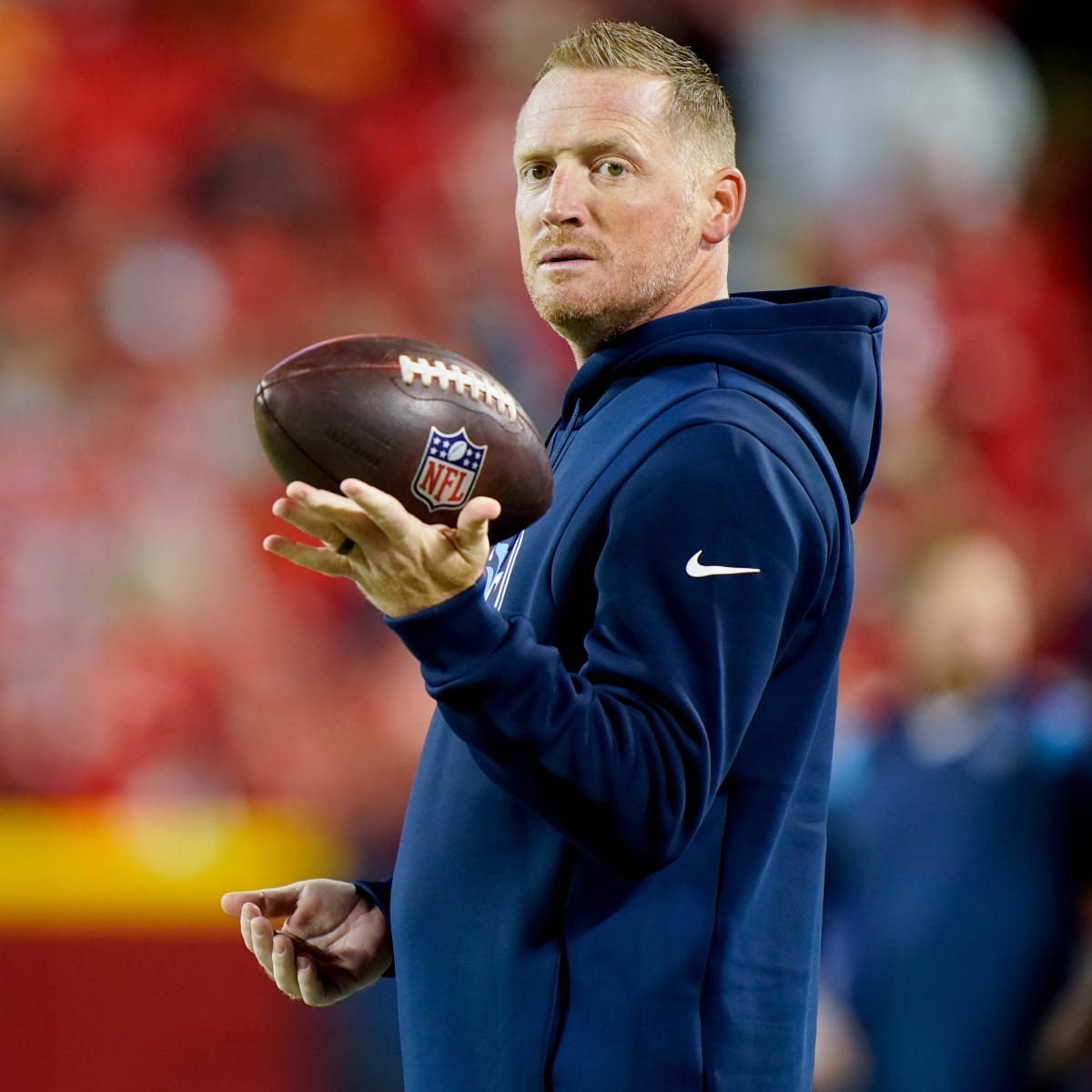 Titans offensive coordinator arrested on DUI, speeding charge in