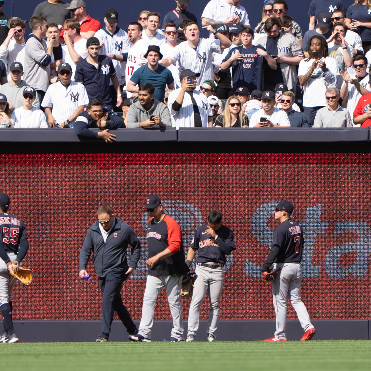 Yankees fans ripped by Guardians OF Myles Straw after ugly