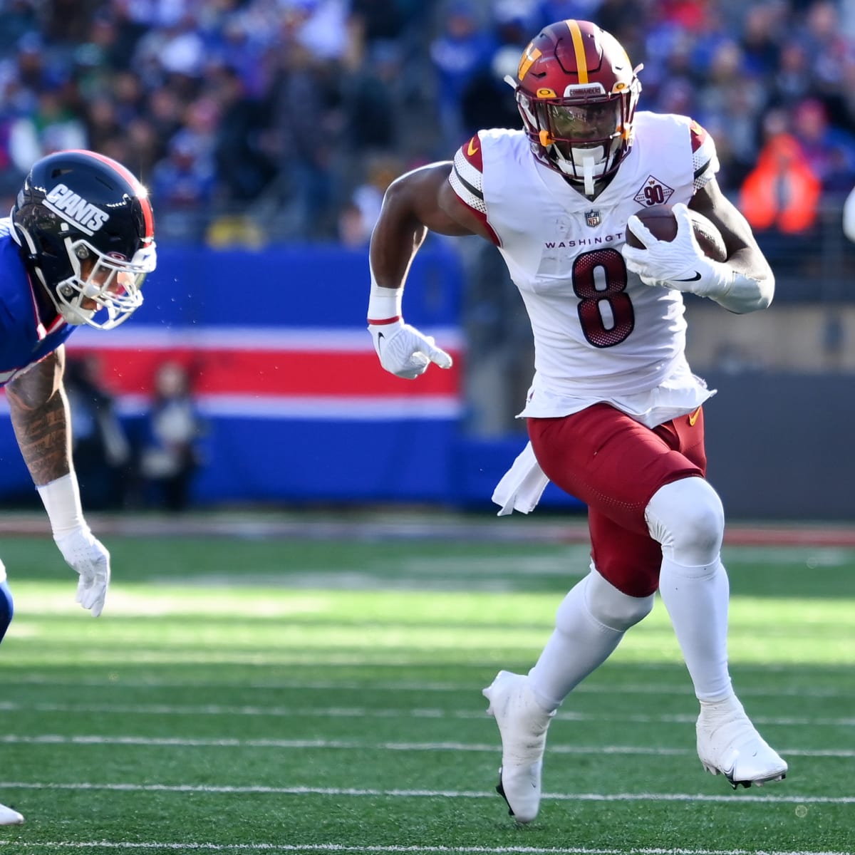 With Brian Robinson Out, Washington Commanders RB Antonio Gibson Gets  Second Chance - Sports Illustrated Washington Football News, Analysis and  More