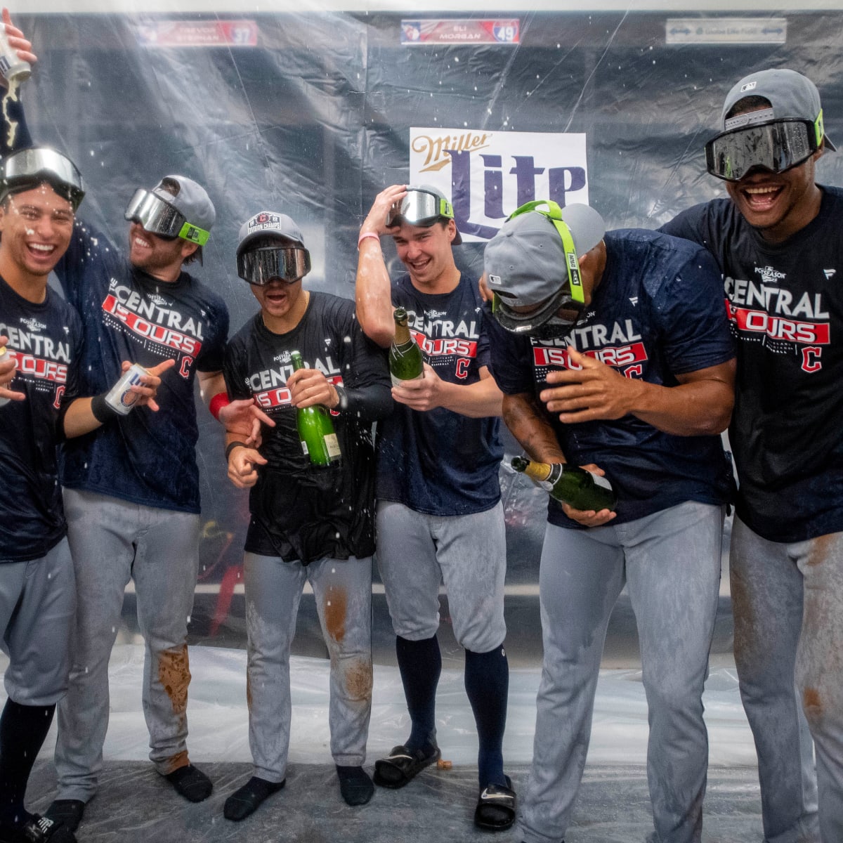 Watch: Cleveland Guardians celebrate A.L. Central championship