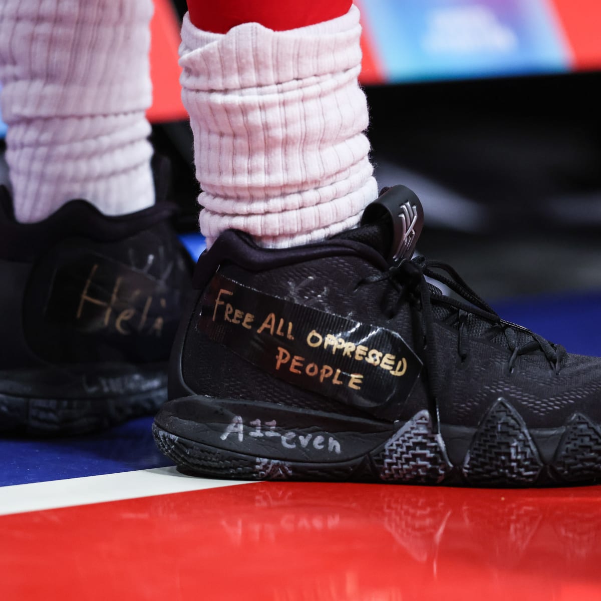 PHOTOS: Kyrie Irving's 'Afrakan Liberation' sneakers and other NBA