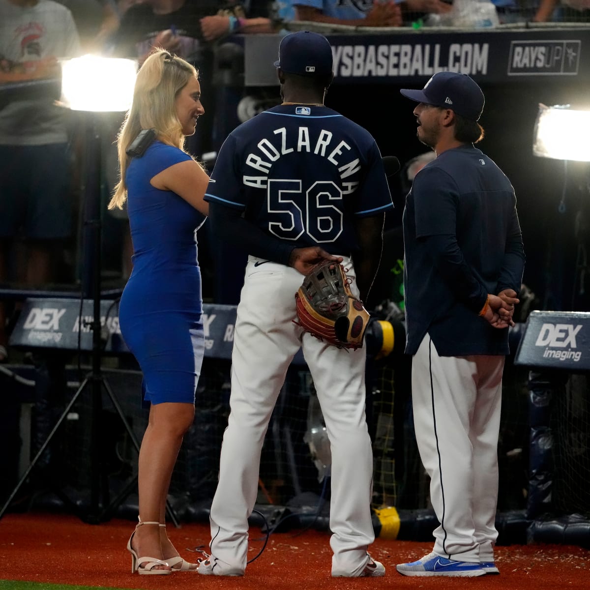 TAMPA BAY RAYS ALL-ACCESS AT HOME: Tricia Whitaker with Kevin and