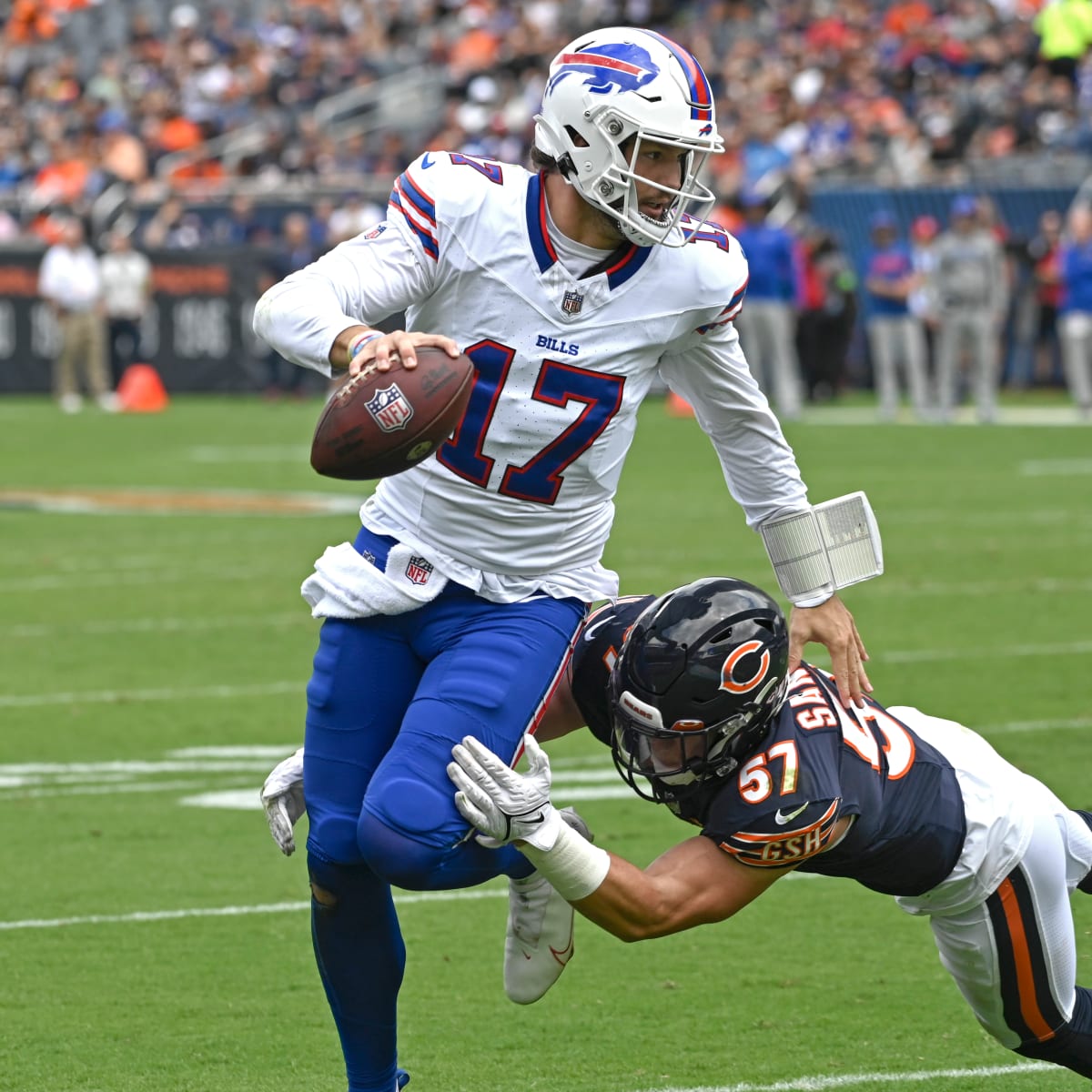 Buffalo Bills Notebook: Josh Allen Up To Old Tricks, Questions Linger After  24-21 Win Over Chicago Bears - Sports Illustrated Buffalo Bills News,  Analysis and More