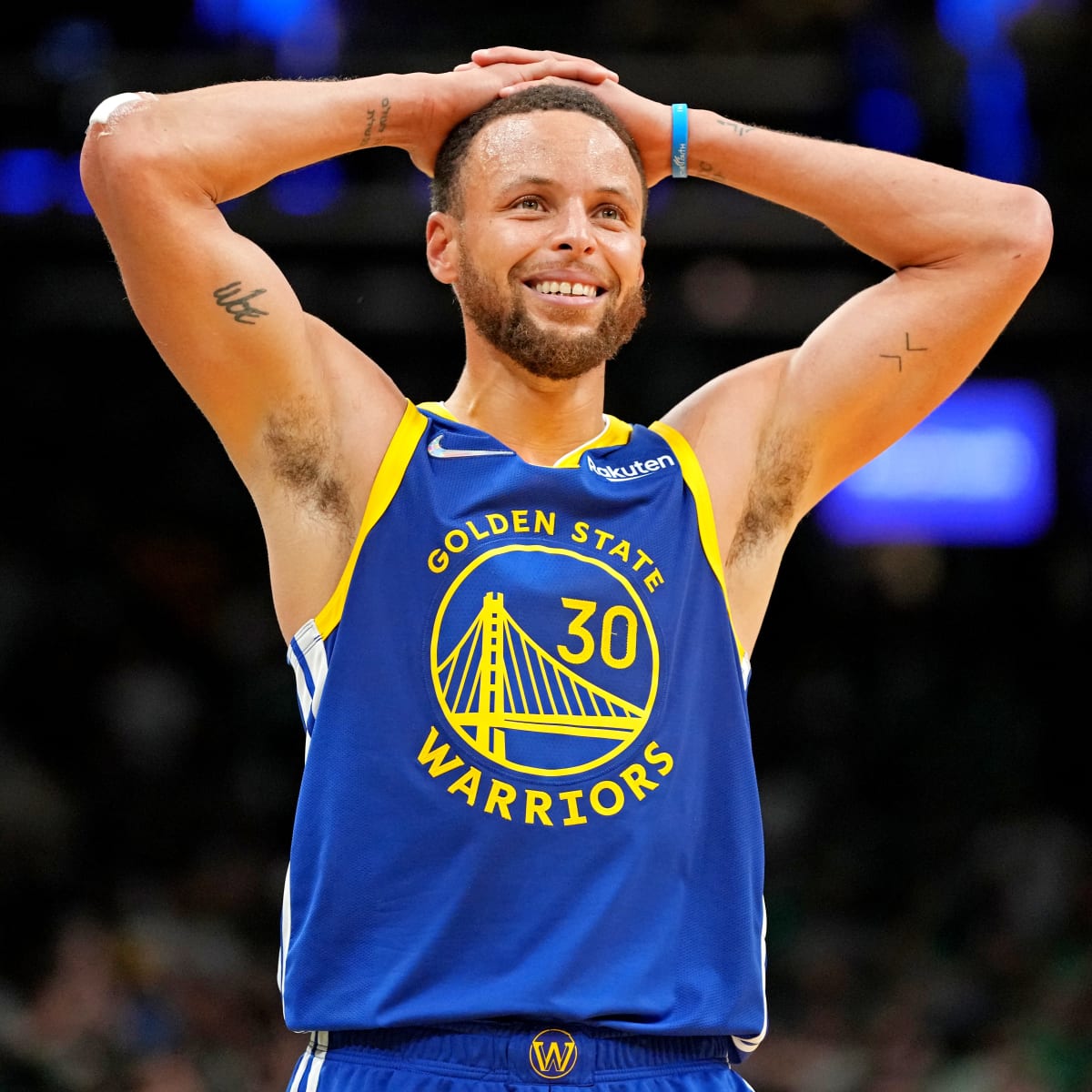 Stephen Curry - Golden State Warriors - Game-Worn Blue Alternate w