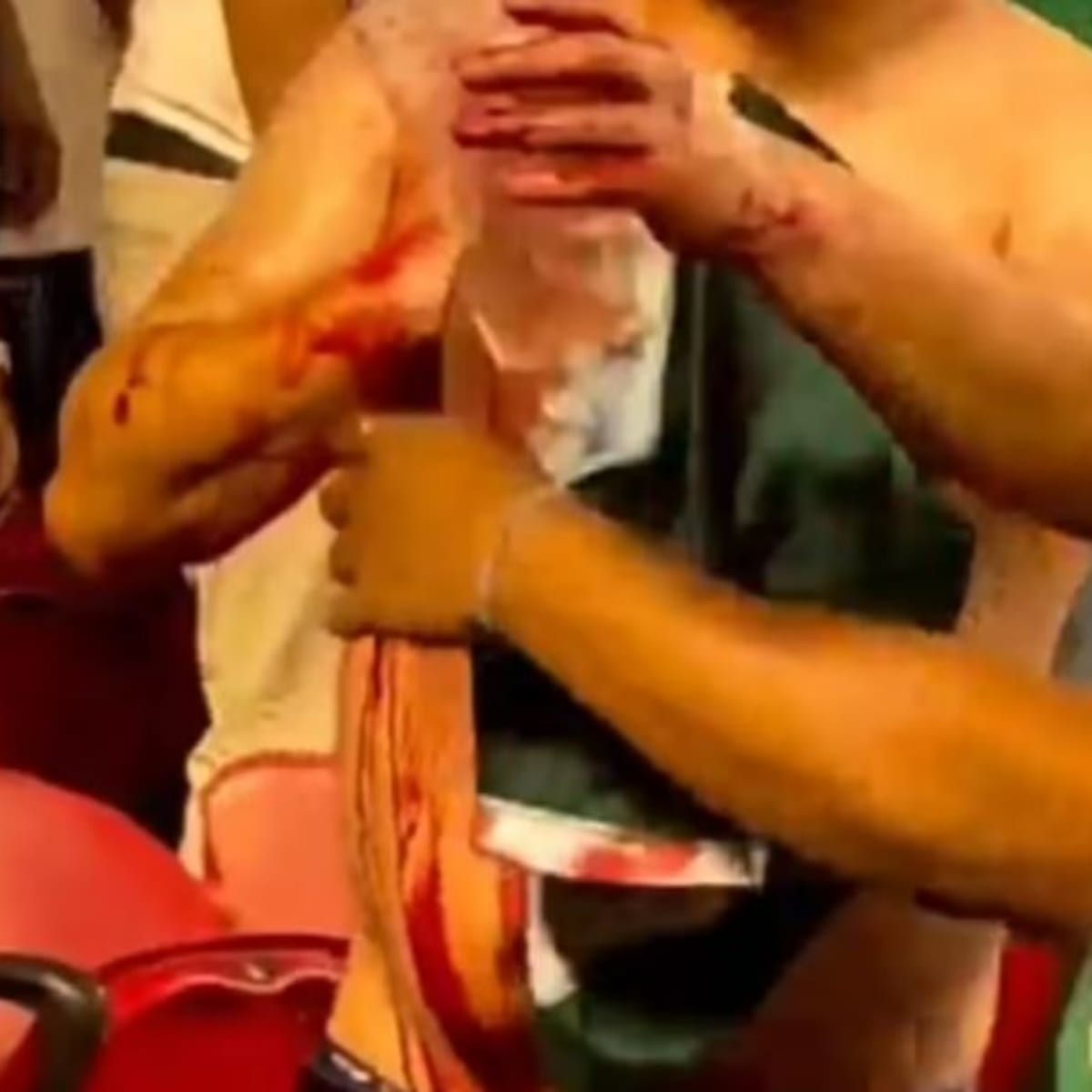 Video footage shows Mexico fan being stabbed during Gold Cup game - Futbol  on FanNation